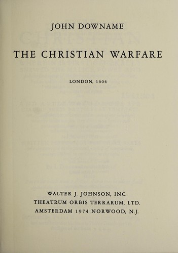 The Christian warfare by John Downame