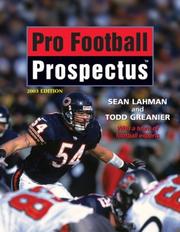 Cover of: Pro Football Prospectus by Sean Lahman, Todd Greanier