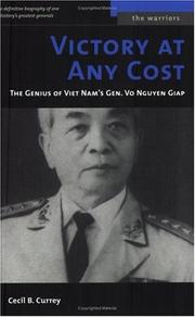 Cover of: Victory at Any Cost by Cecil B. Currey