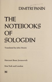 Cover of: The notebooks of Sologdin | DimitriД­ MikhaД­lovich Panin