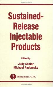 Cover of: Sustained-Release Injectable Products