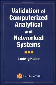 Cover of: Validation of Computerized Analytical and Networked Systems