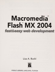 Cover of: Macromedia flash MX 2004 | Lisa Bucki