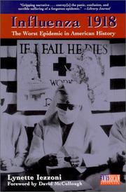 Cover of: Influenza 1918 (The American Experience): the worst epidemic in American history