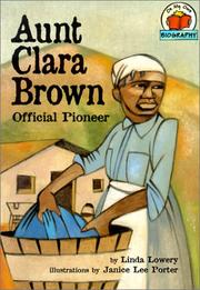 Cover of: Aunt Clara Brown: Official Pioneer (On My Own Biography)