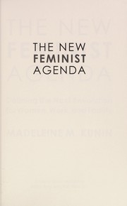 The new feminist agenda by Madeleine Kunin
