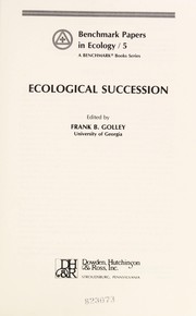 Cover of: Ecological succession | 