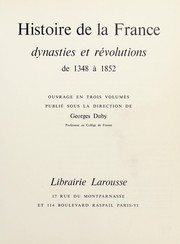 Histoire de la France by Georges Duby