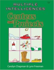 Cover of: Multiple intelligences centers and projects | Chapman, Carolyn
