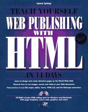 Cover of: Teach yourself Web publishing with HTML in 14 days