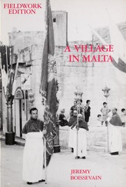 Cover of: A village in Malta by Jeremy Boissevain