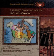Cover of: Canada's changing society, 1984 - the present by Sheila Nelson