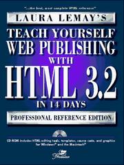 Teach yourself Web publishing with HTML 3.2 in 14 days by Laura Lemay