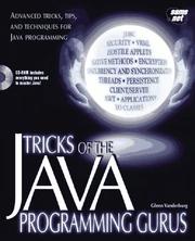 Cover of: Tricks of the Java programming gurus