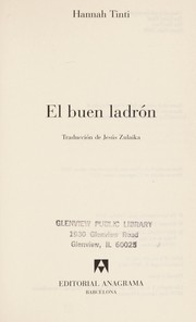 Cover of: El buen ladron by Hannah Tinti