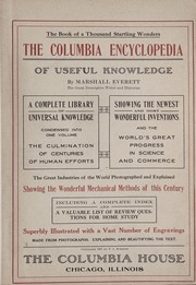 Cover of: The Columbia encyclopedia of useful knowledge