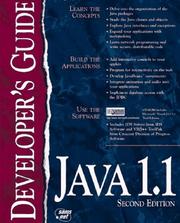 Cover of: JAVA 1.1 developer's guide by Jamie Jaworski
