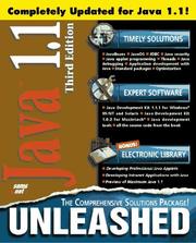 Cover of: Java 1.1 unleashed by Michael Morrison