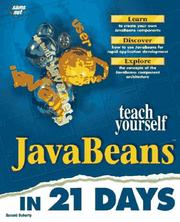 Cover of: Teach yourself JavaBeans in 21 days