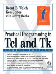 Cover of: Practical programming in Tcl/Tk by Brent B. Welch