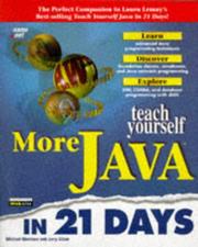 Cover of: Teach yourself more Java in 21 days