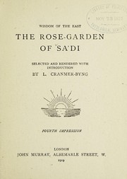 Cover of: The Rose-garden of Sa