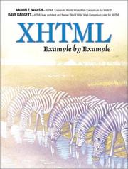 Cover of: XHTML Example By Example by Aaron E. Walsh, Dave Raggett