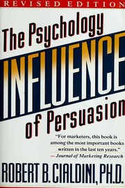 Cover of: Influence | Robert B. Cialdini