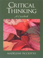 Cover of: Critical Thinking by Madeleine Picciotto