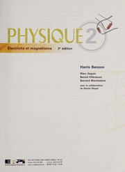 Cover of: Physique: Electricite et magnetisme : avec CD-ROM