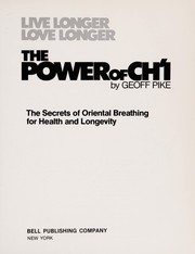 Cover of: The power of Chʼi by Geoff Pike