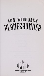 Cover of: Planesrunner by Ian McDonald