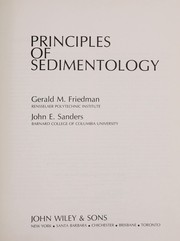 Cover of: Principles of sedimentology by Gerald M. Friedman