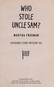 Cover of: Who stole Uncle Sam?