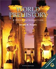 Cover of: World Prehistory by Brian M. Fagan