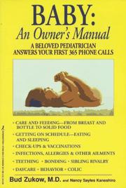 Cover of: Baby: An Owner's Manual by Bud Zukow