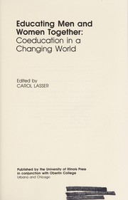 Cover of: Educating Men and Women Together | Carol Lasser