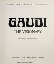 Cover of: Gaudí, the visionary