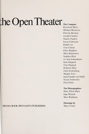 Cover of: Three works by the Open Theater. | Open Theater.