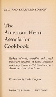 Cover of: Am Heart Assoc Cookbk by Ruthe Eshleman