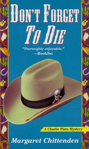 Cover of: Don't Forget to Die (A Charlie Plato Mystery)