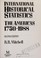 Cover of: International Historical Statistics