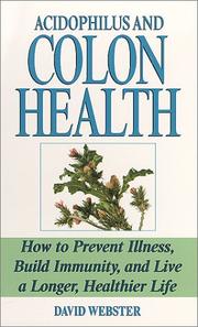 Cover of: Acidophilus And Colon Health by Kensington