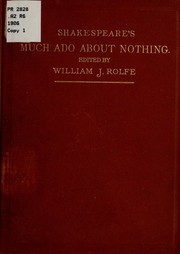 Cover of: Shakespeare's Comedy of Much Ado About Nothing by William Shakespeare