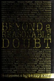 Cover of: Beyond a Reasonable Doubt