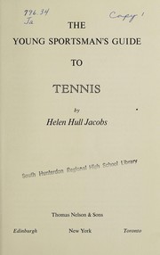 Cover of: Tennis by Helen Hull Jacobs