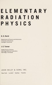 Cover of: Elementary radiation physics