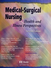 Medical-surgical nursing by Wilma J. Phipps, Frances Donovan Monahan, Judith K. Sands, Jane F. Marek, Marianne Neighbors