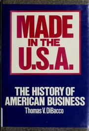 Cover of: Made in the U.S.A. | Thomas V. DiBacco