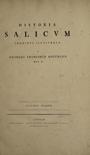 Cover of: Historia salicum iconibus illustrata